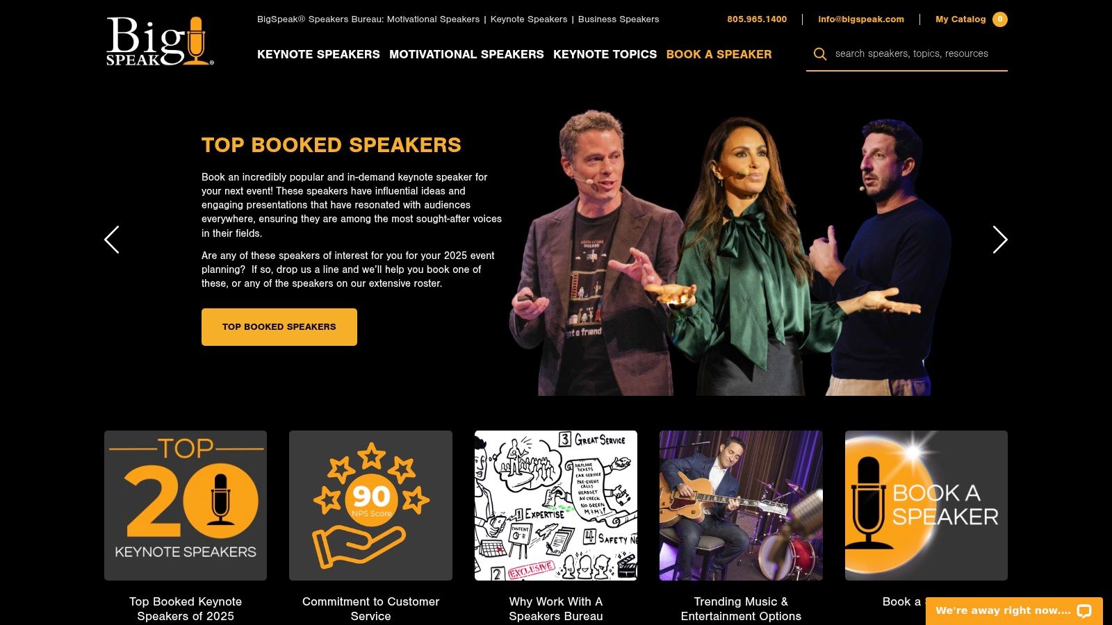 BigSpeak Speakers Bureau