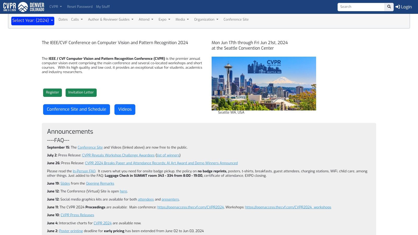CVPR 2024 (IEEE/CVF Conference on Computer Vision and Pattern Recognition)