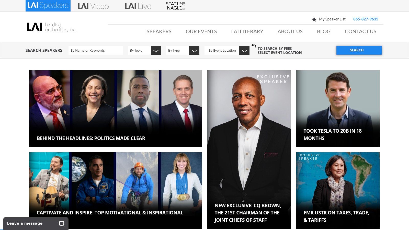 Leading Authorities, Inc. (LAI)