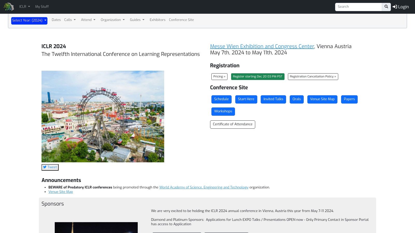 ICLR 2024 (International Conference on Learning Representations)