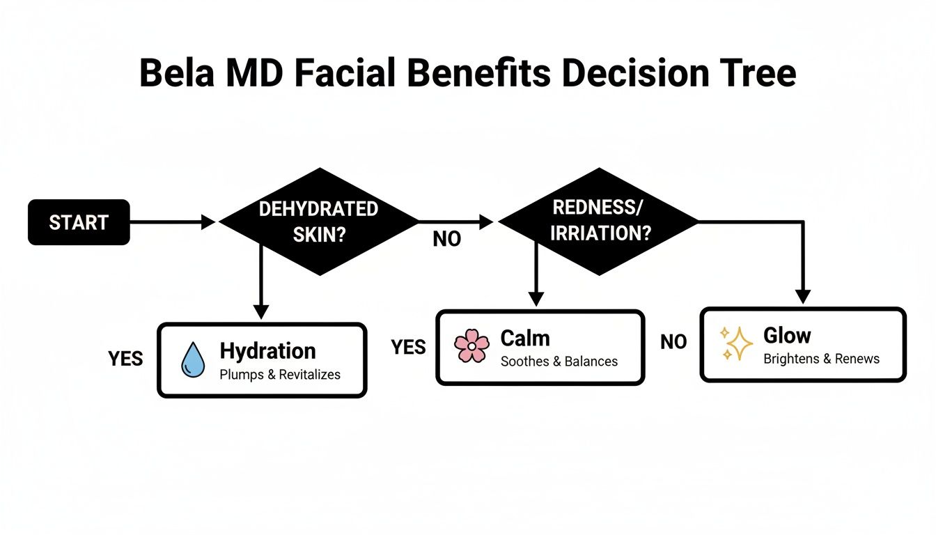 Infographic about bela md facial