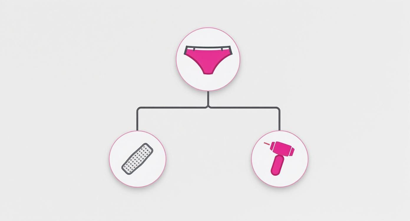 Infographic about brazilian hair removal