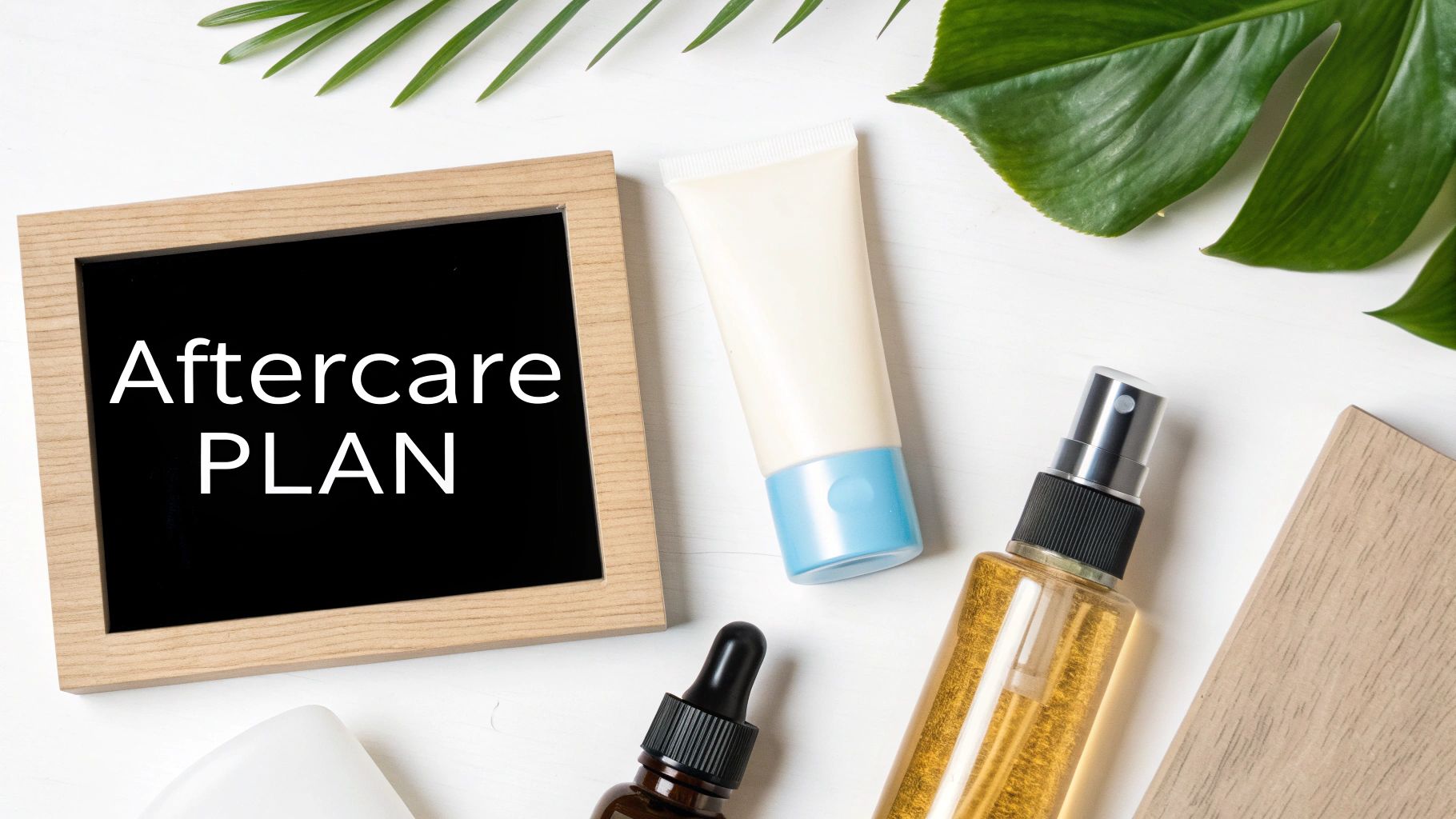 Woman&#39;s face with a magnifying glass over it, showing clear, healthy skin.