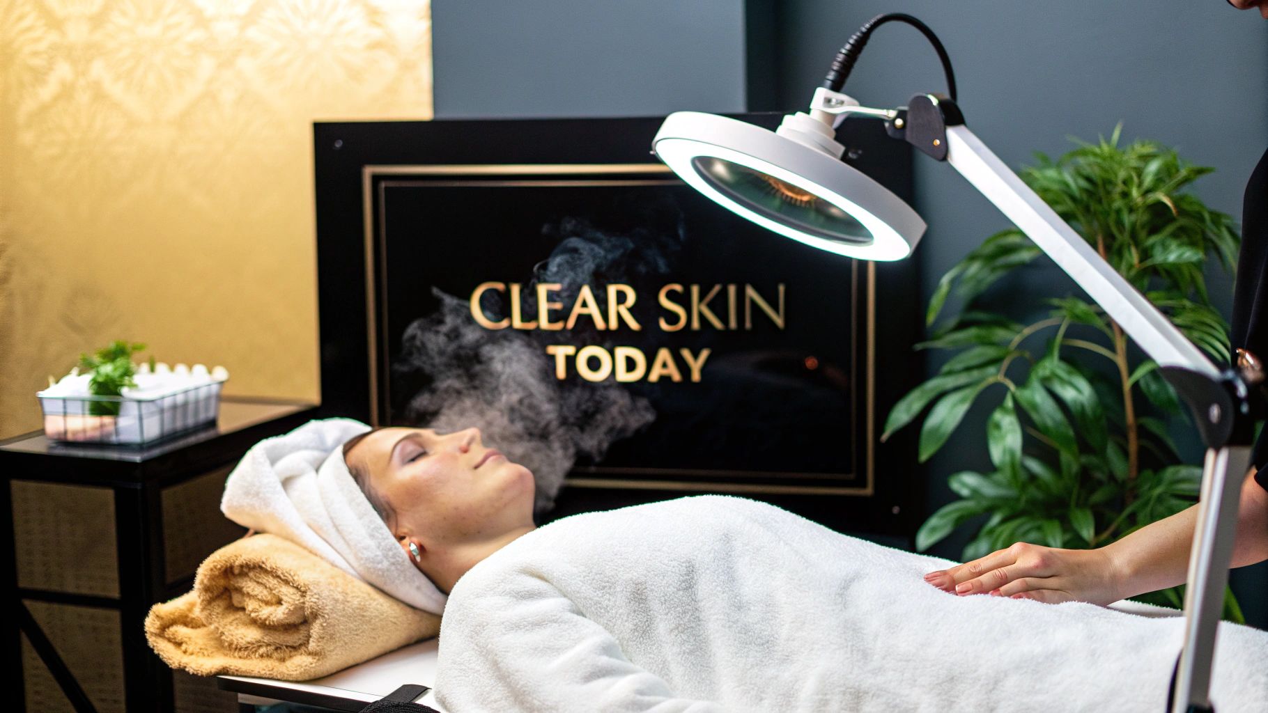 Blackhead Extraction Facial: Achieve Clear Skin Today