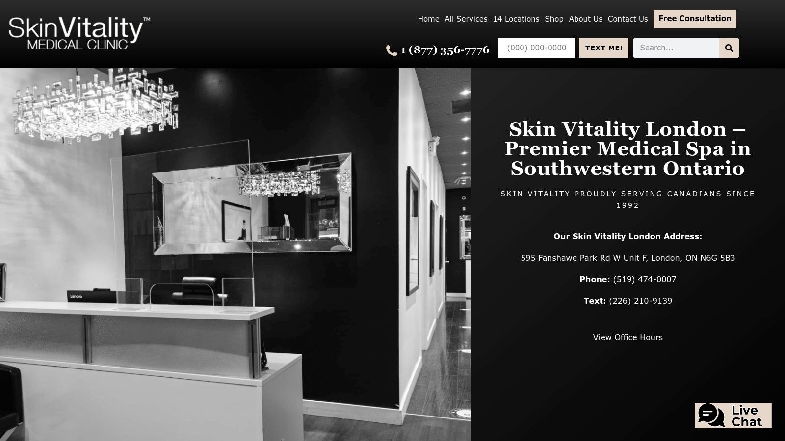 Skin Vitality Medical Clinic — London