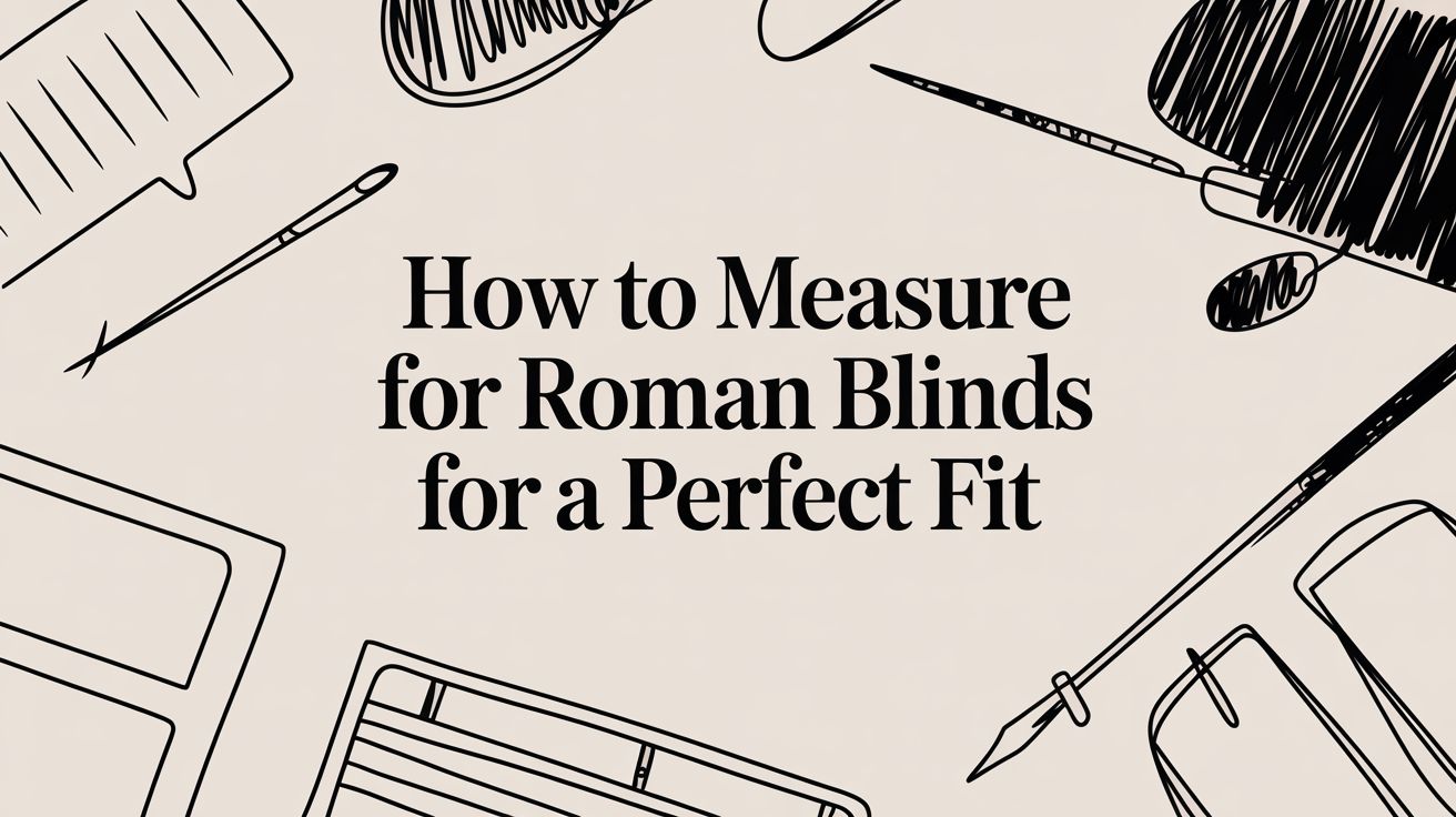 How to Measure for Roman Blinds for a Perfect Fit