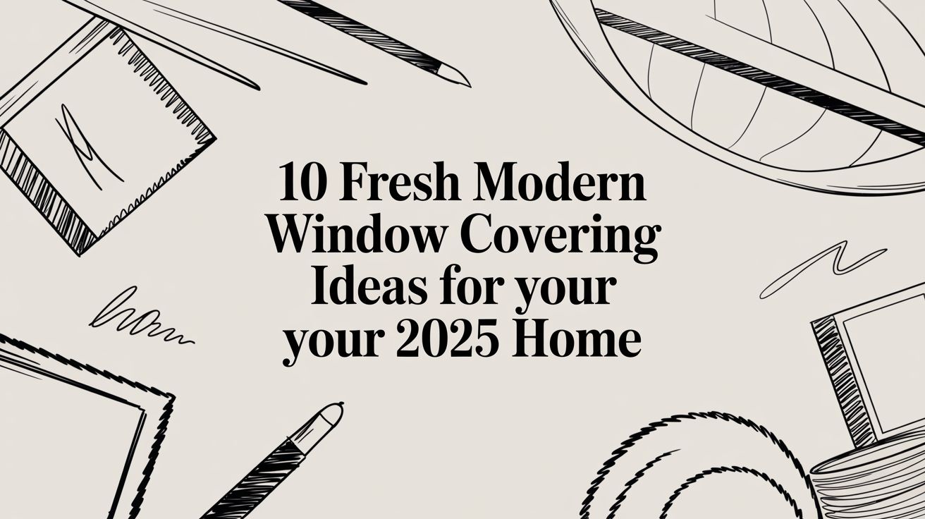 10 Fresh Modern Window Covering Ideas for Your 2025 Home