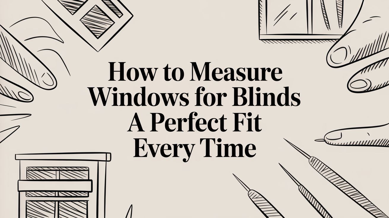 How to Measure Windows for Blinds A Perfect Fit Every Time