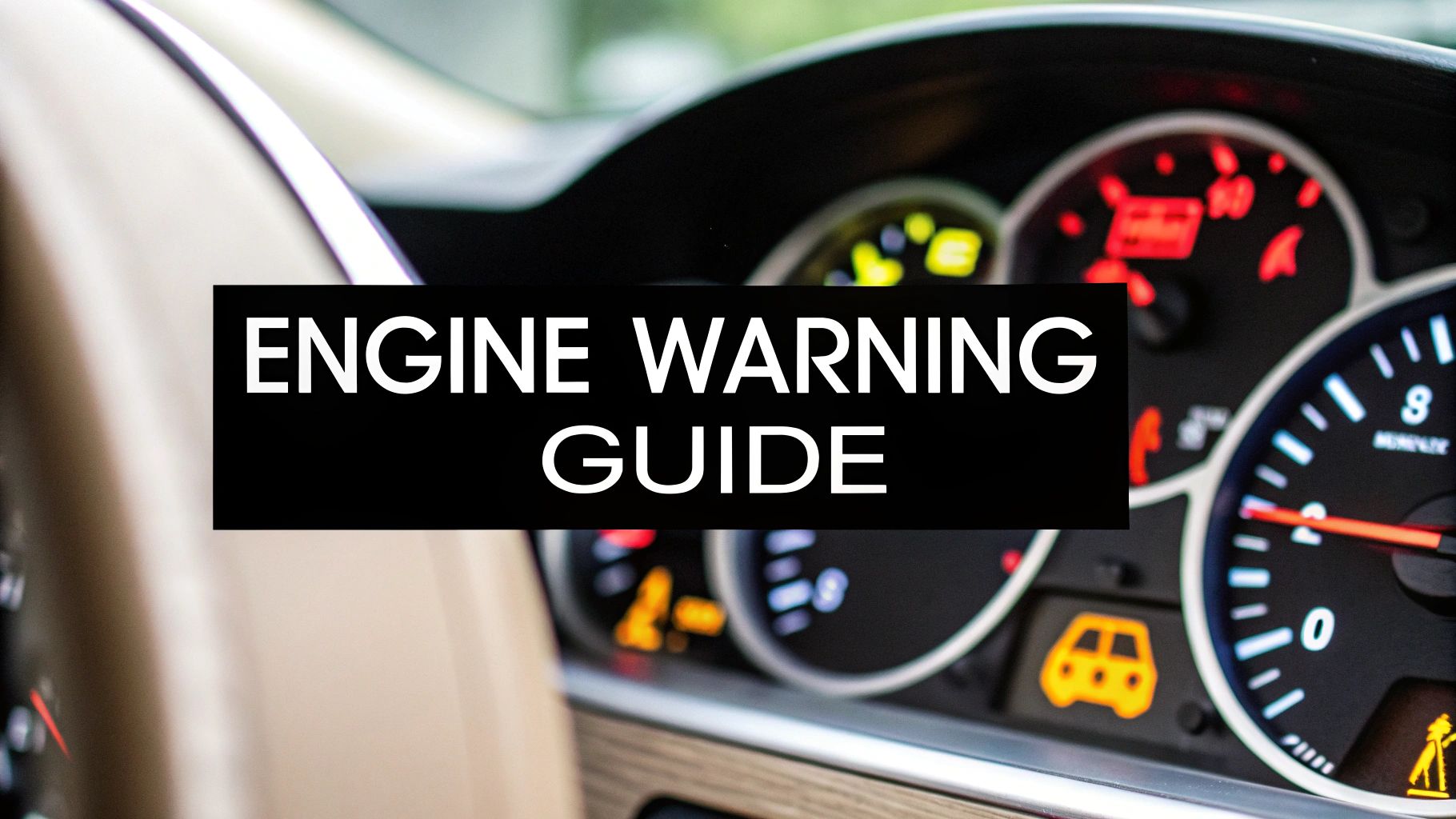 UK Engine warning light meanings explained
