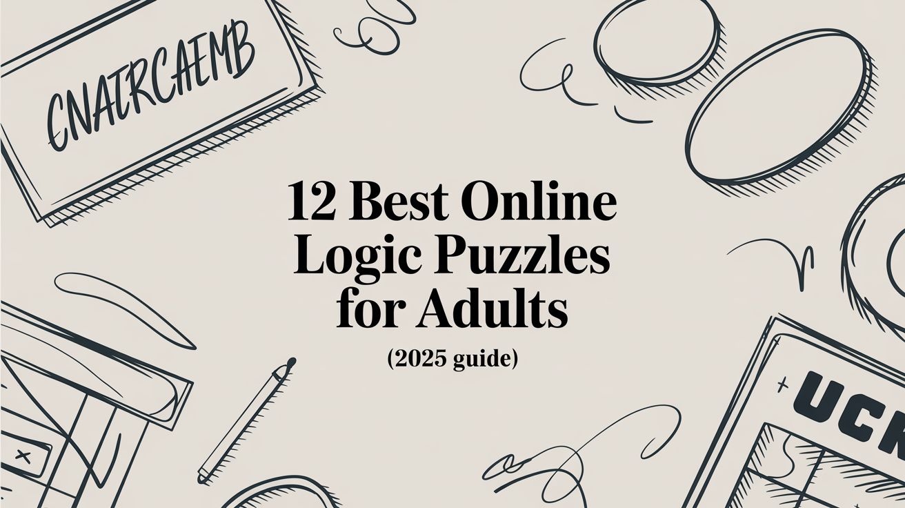 12 Best Online Logic Puzzles for Adults (2025 Guide)