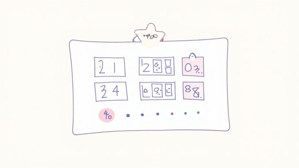 A hand-drawn math puzzle with numbers 21, 34, 12, and 07 on a whiteboard, likely for the 24 game.
