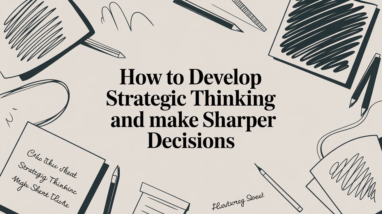How to Develop Strategic Thinking and Make Sharper Decisions