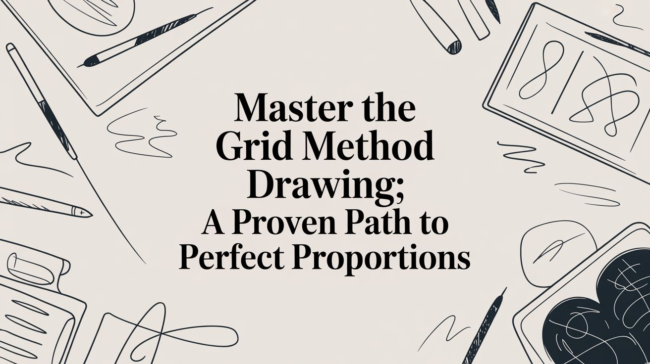 Master the grid method drawing: A Proven Path to Perfect Proportions