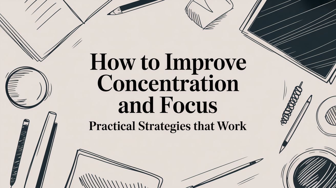 How to Improve Concentration and Focus Practical Strategies That Work