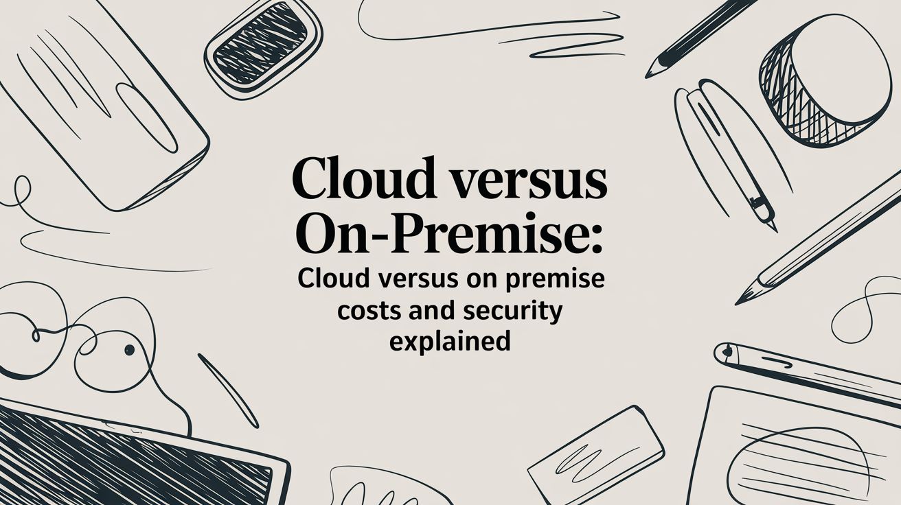 Cloud versus On-Premise: cloud versus on premise costs and security explained
