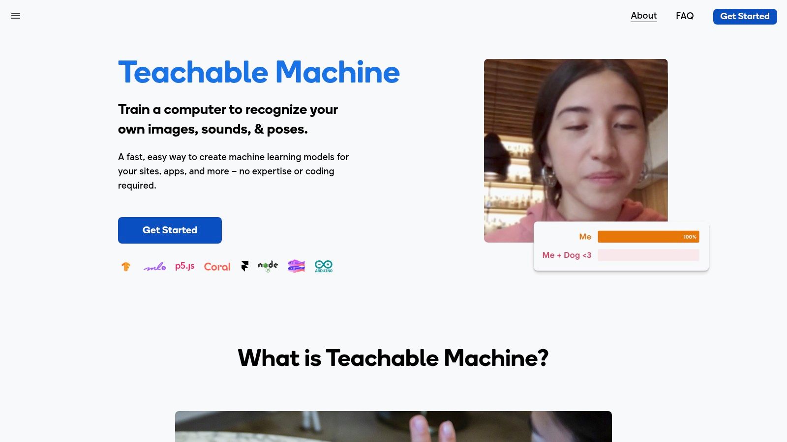 Teachable Machine (Google)