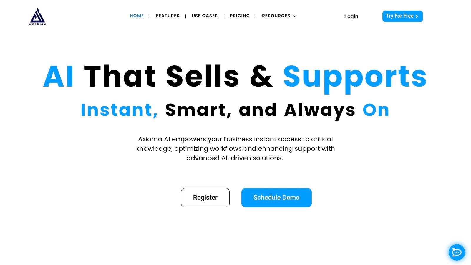 Axioma AI Chatbot