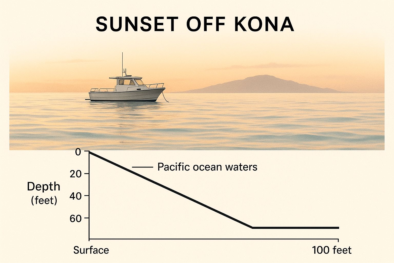 Infographic about manta dive kona