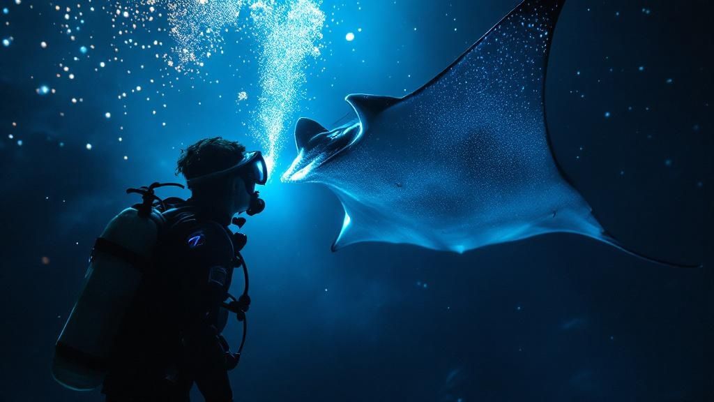 Gear for manta ray night dive