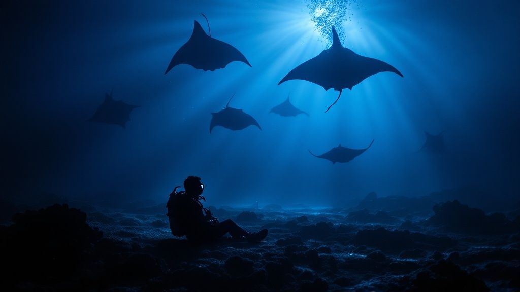 Kona Coast Manta Ray Night Dive