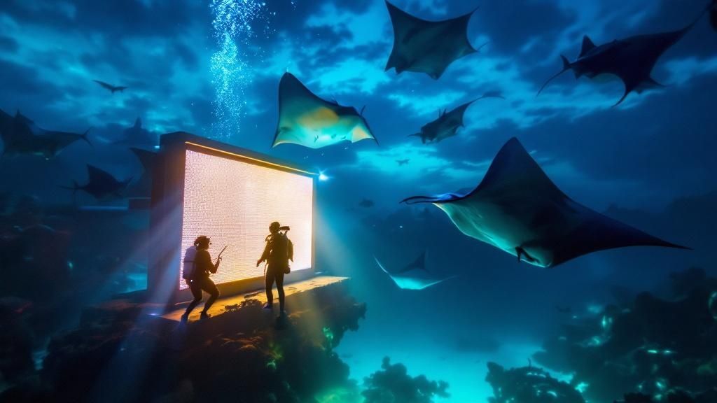 Big Island Divers - Manta Ray Night Dive