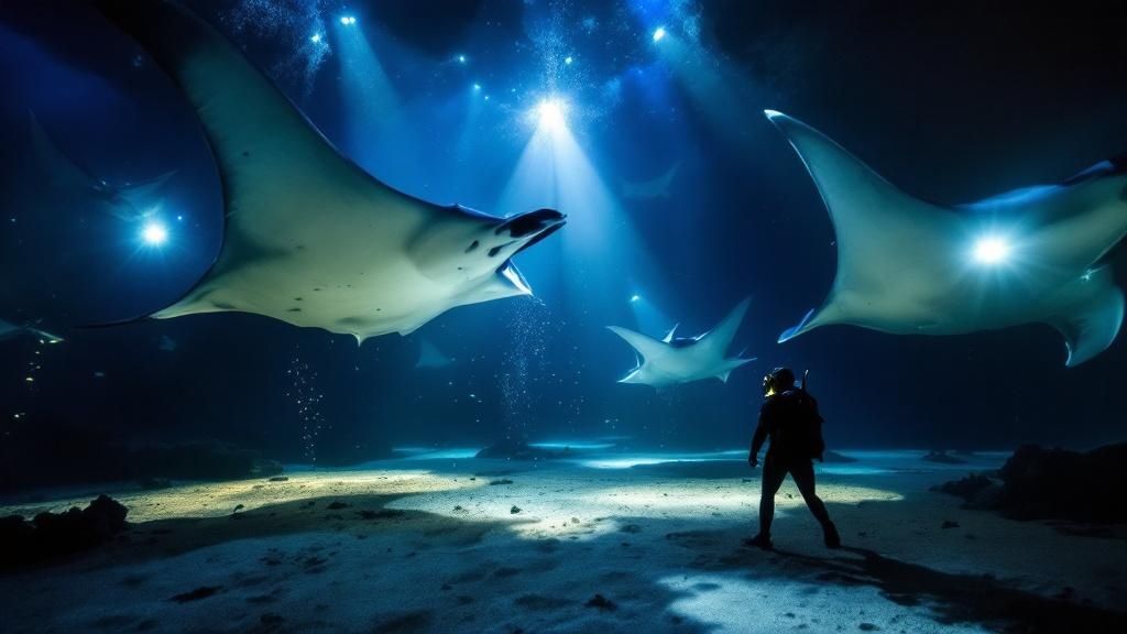 Manta Ray Night Dive at Manta Ray Village