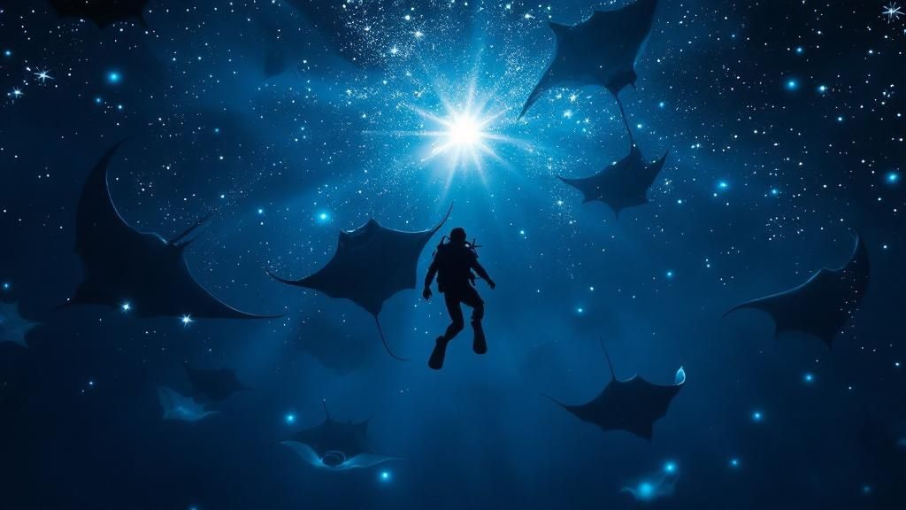 Manta Rays in Kona