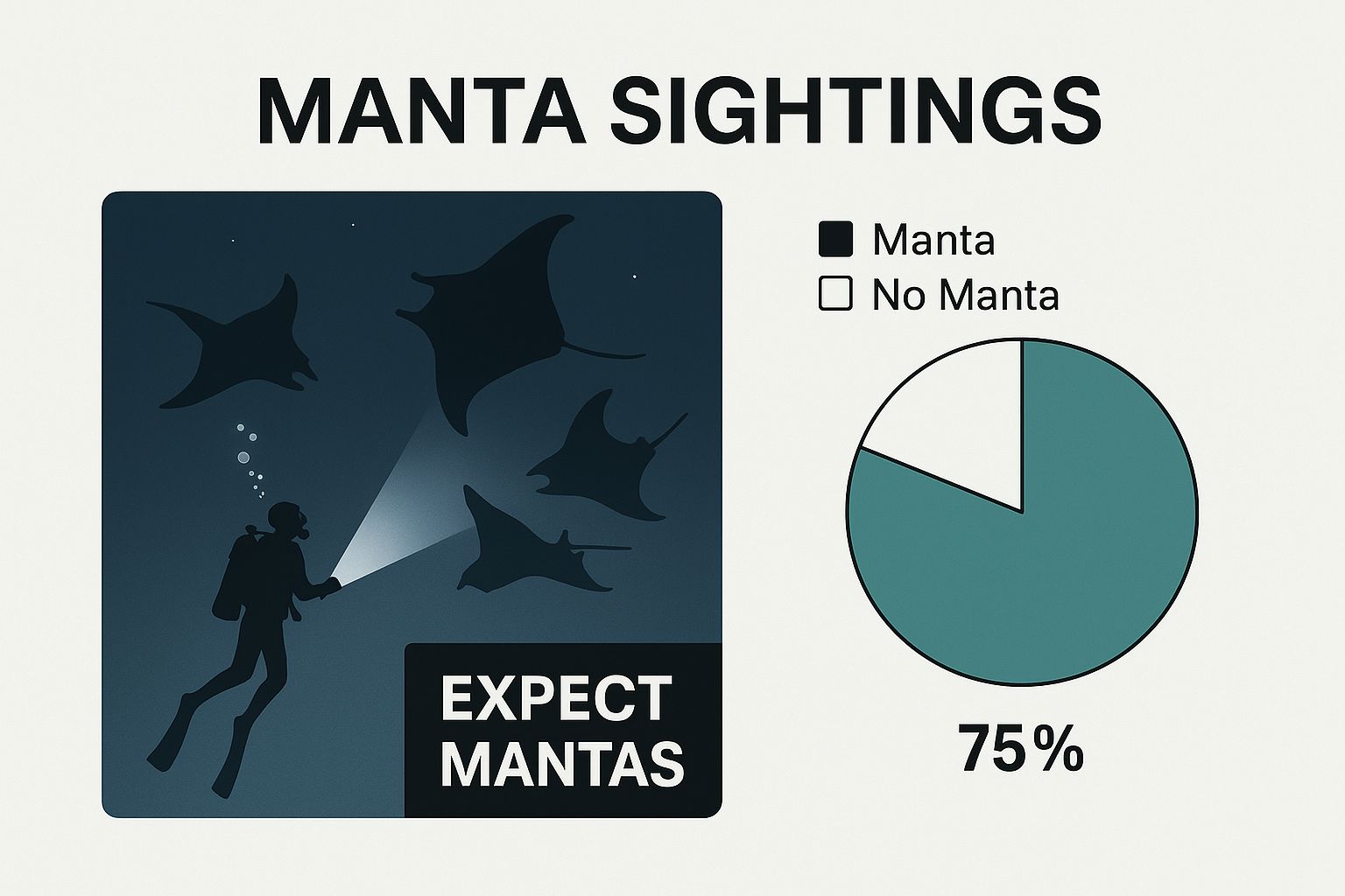 Manta Rays in Kona