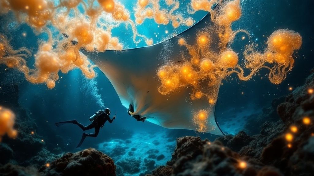 Manta Rays in Kona