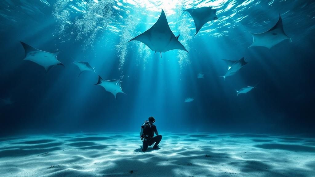 Manta Ray Night Dive at Kona