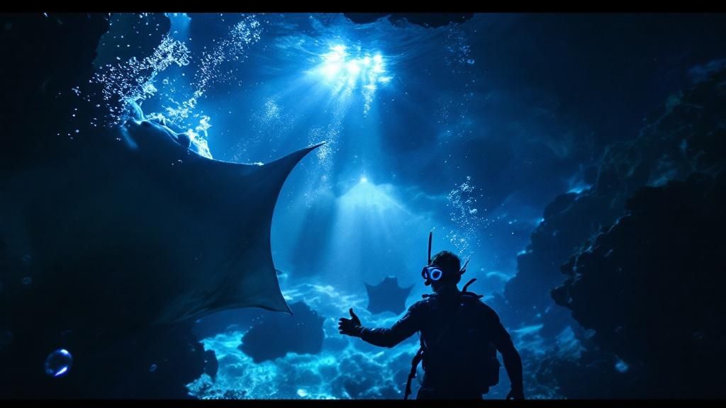 Keauhou Bay Manta Spot - The Shore Diving Experience