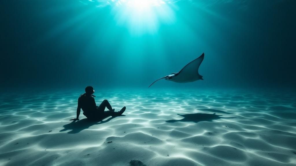 Manta Ray Night Dive at Kona