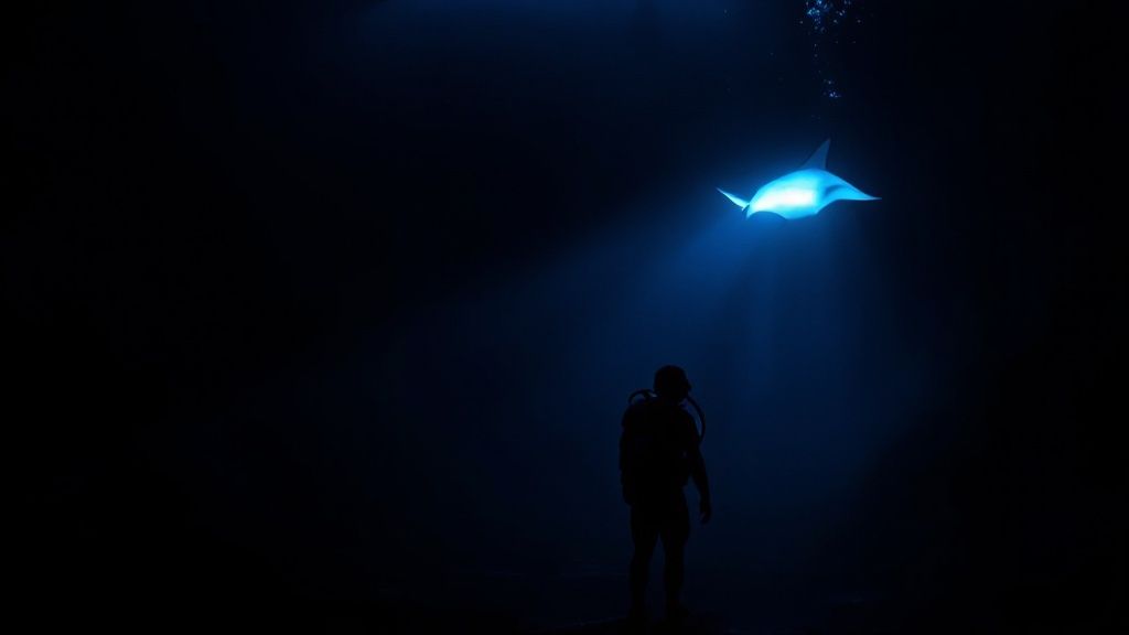 Manta Ray in Kona