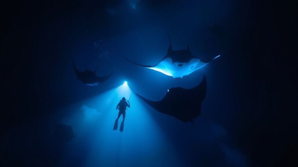 Planning a manta ray dive kona