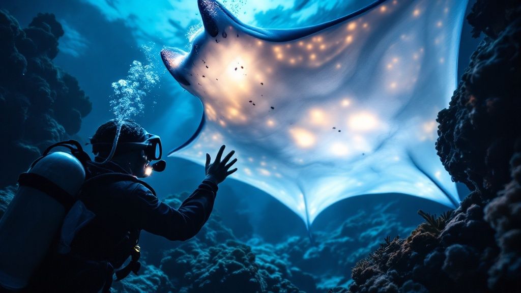 Manta Ray Feeding