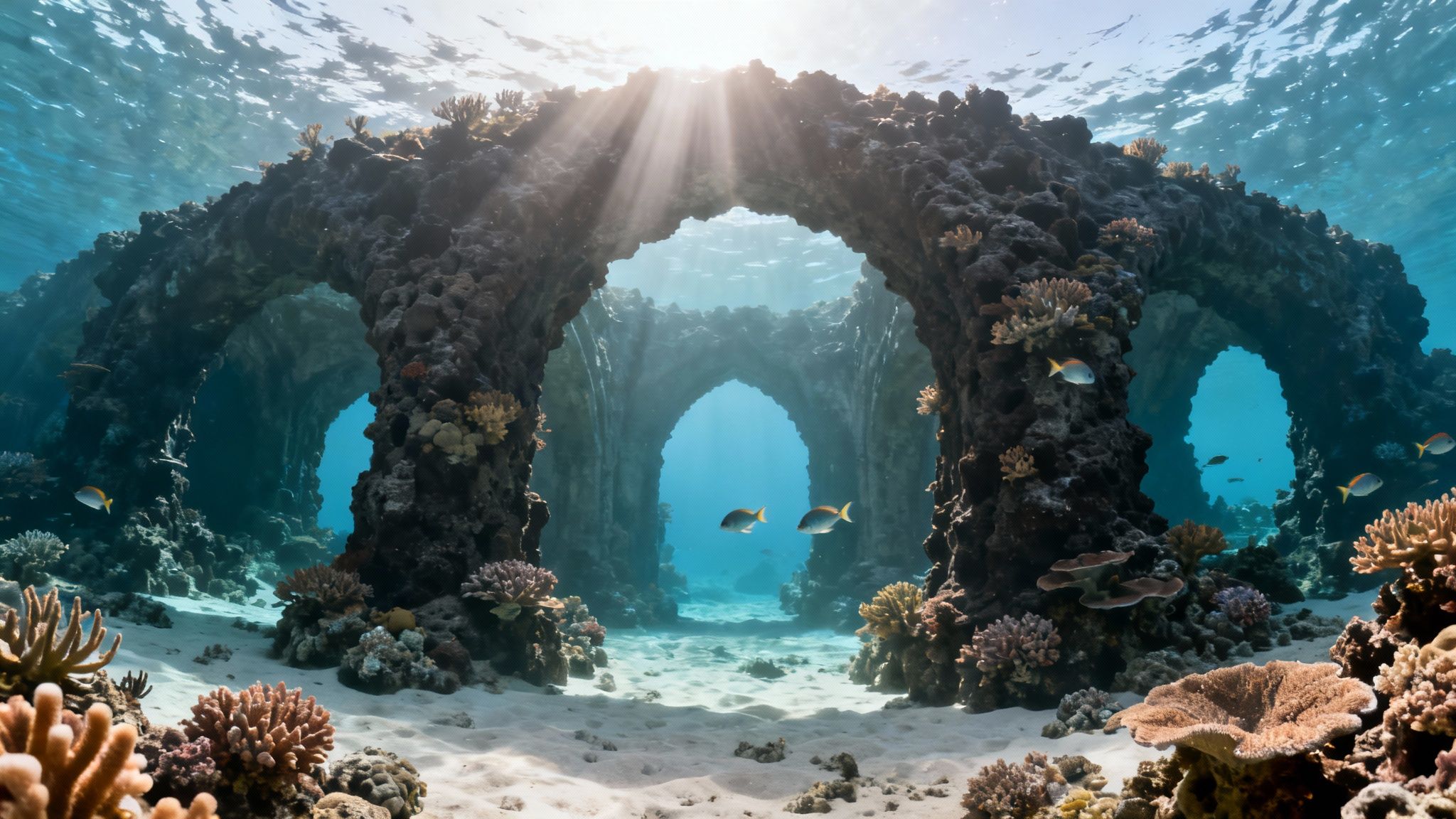 Volcanic Underwater Cathedral