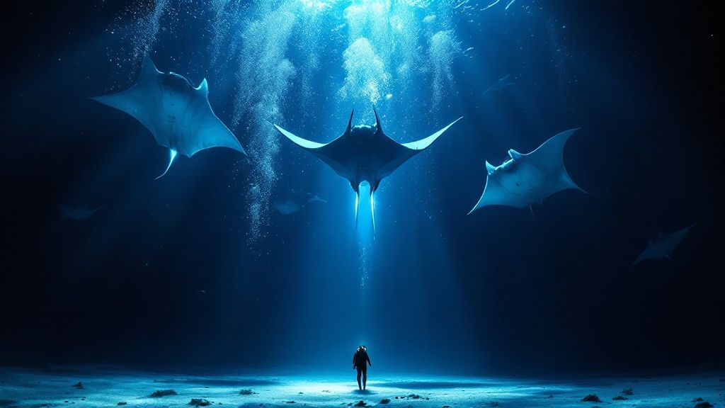 Manta Ray Night Dive Experience