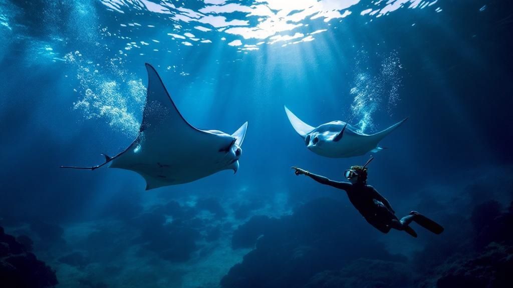 Kona Honu Divers Manta Ray Night Snorkel