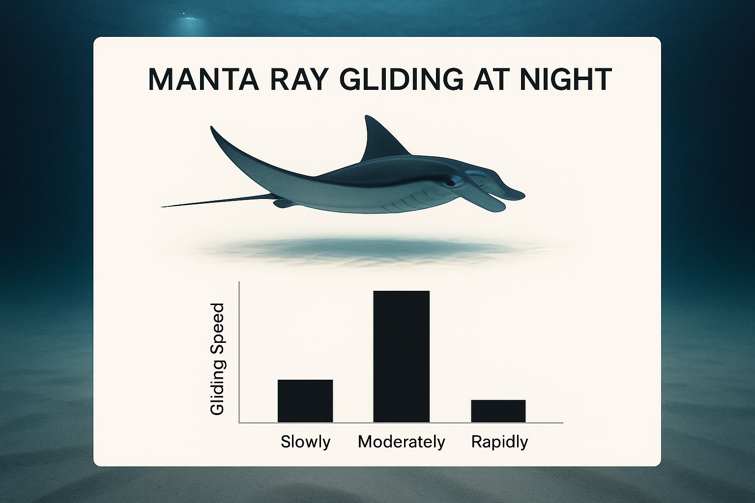 Infographic about big island manta ray night dive