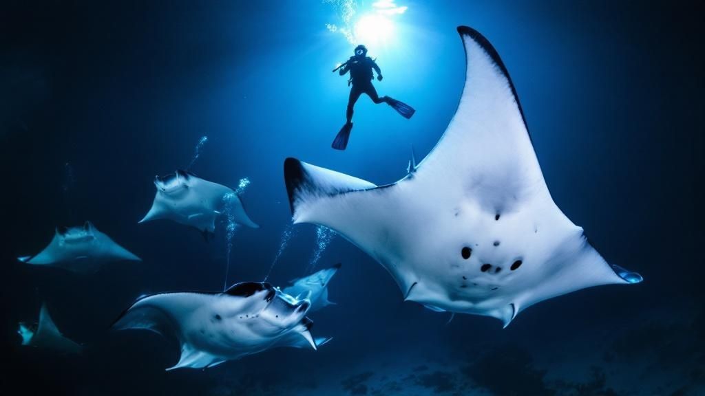 Manta Ray Feeding