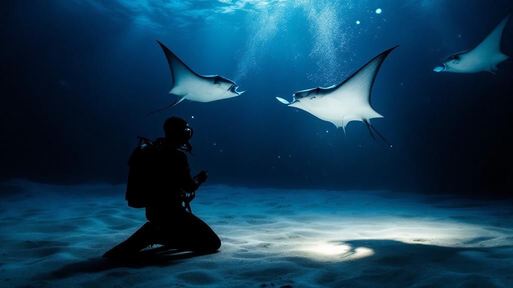 Manta Ray Night Dive - Kona Coast