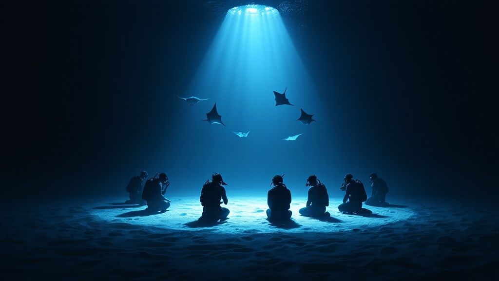Manta Ray Night Dive - Keauhou Bay