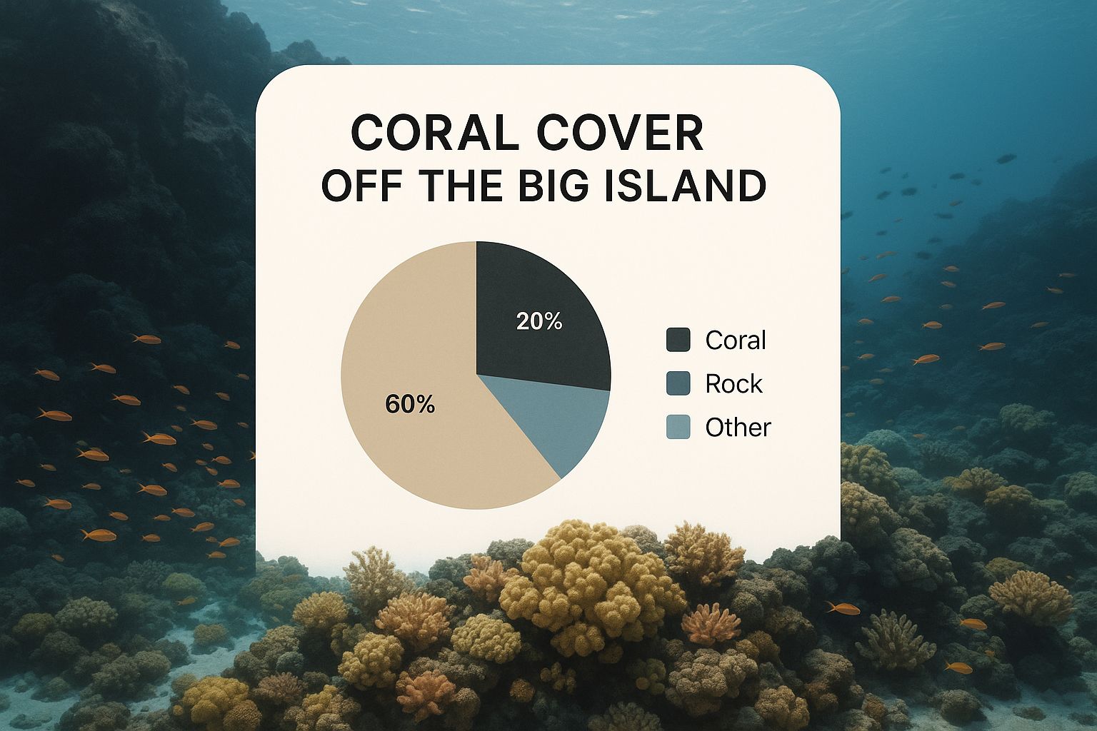 Infographic about big island diving