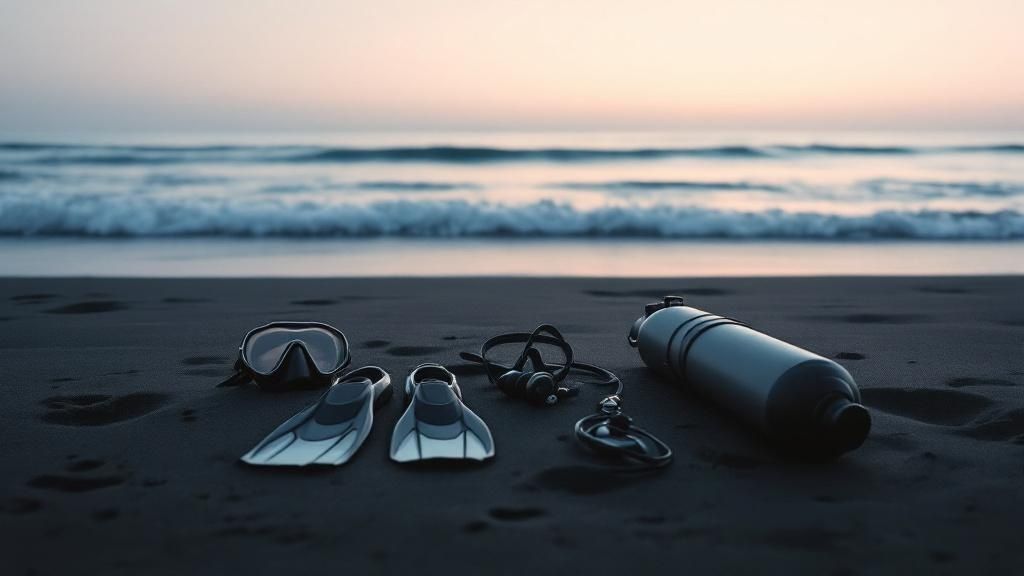 A diver exploring a vibrant coral reef, showcasing the clear waters of the Big Island.