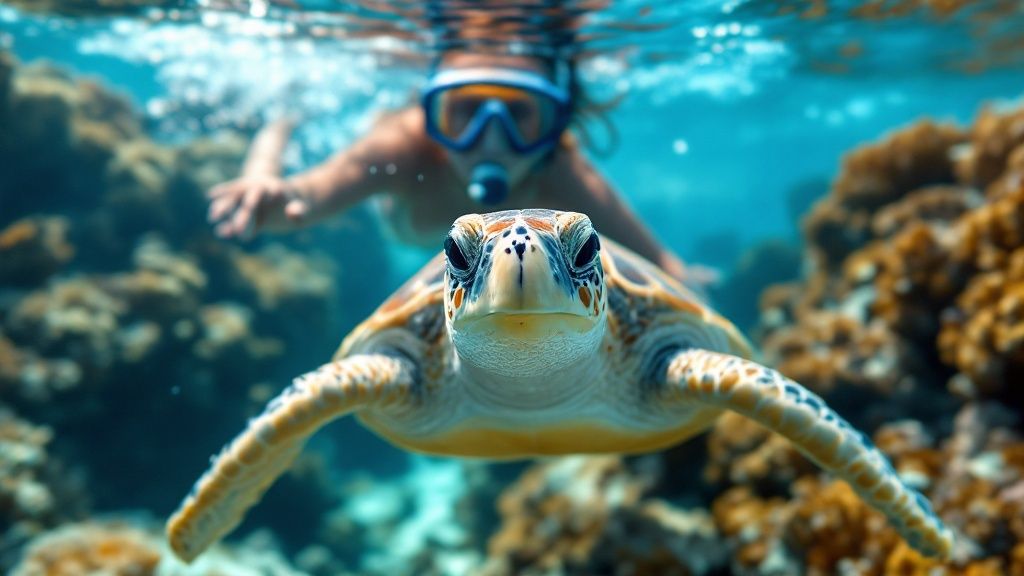 Snorkelers in Kealakekua Bay
