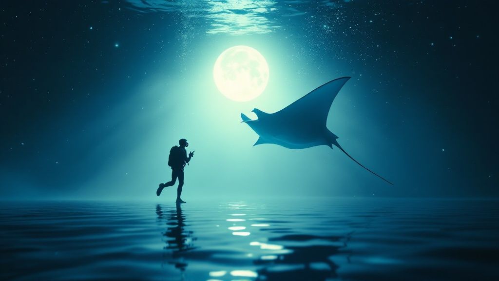 Manta Ray in Kona Waters