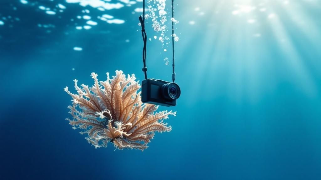 A Hawaiian green sea turtle swims gracefully over the reef.