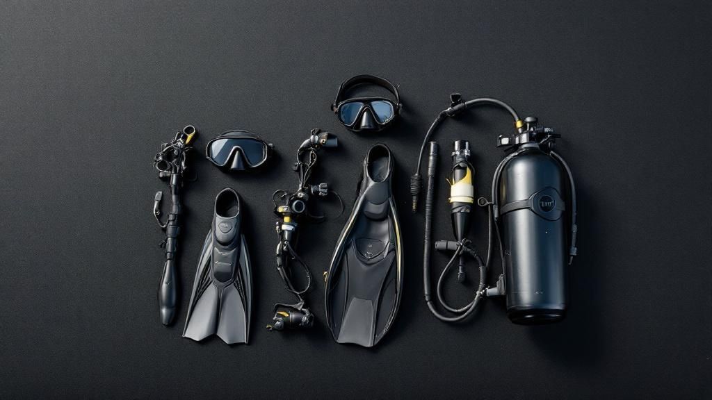 An instructor guiding a new diver on a Discover Scuba Dive
