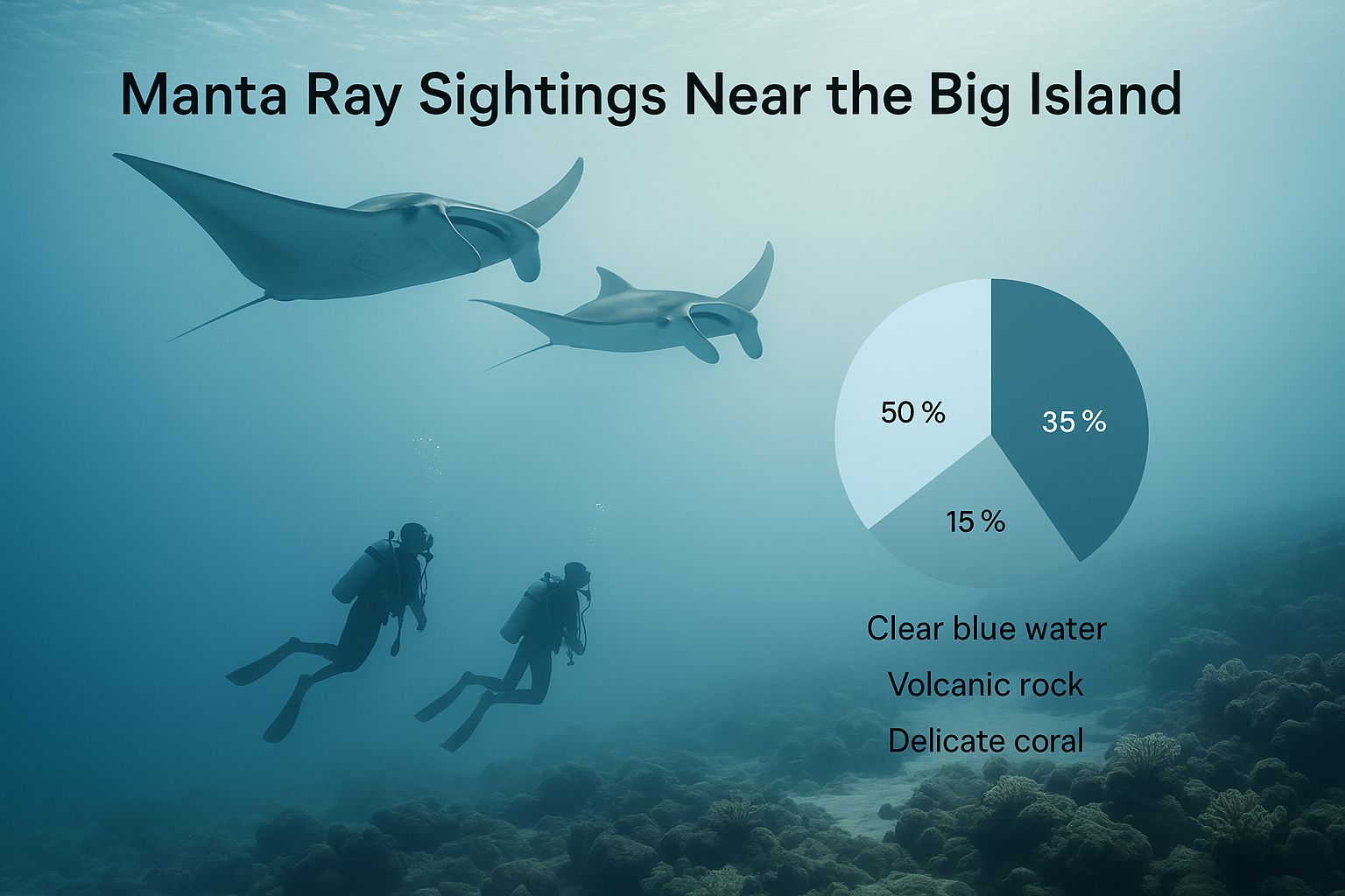 Infographic about big island divers hawaii