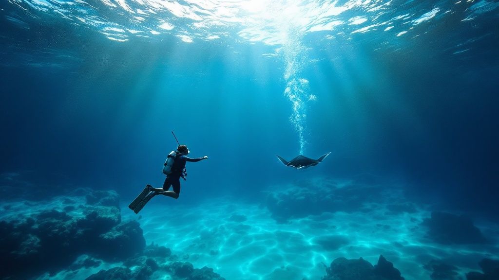 Day vs. Night Manta Rays